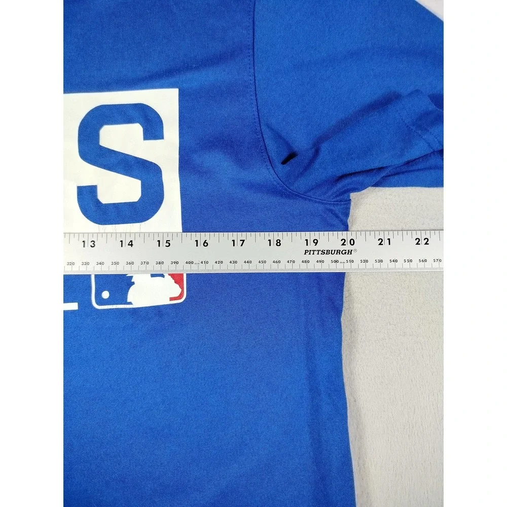 Chicago Cubs Shirt Mens Medium Blue MLB Baseball Nike Dri Fit Authentic Tee